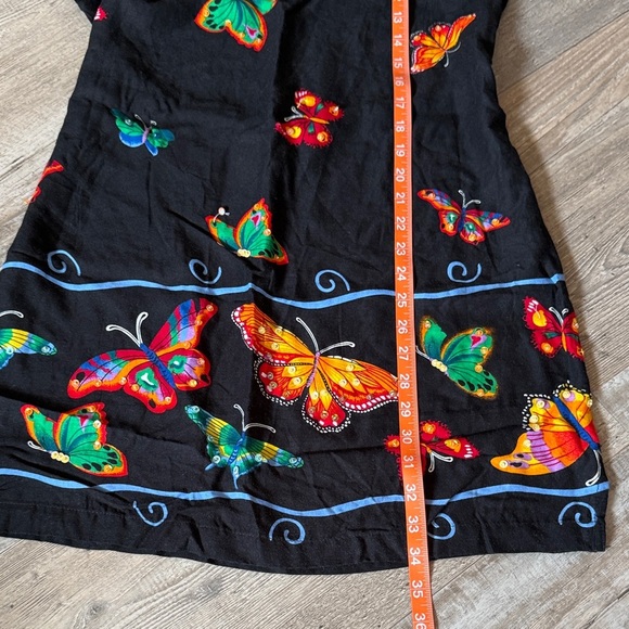 Paradise Bay Colorful Butterfly Print Women’s Dress size M - Picture 5 of 8